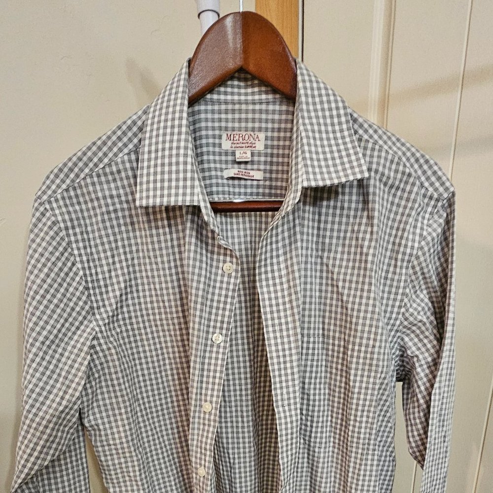 Men's long sleeve dress shirt